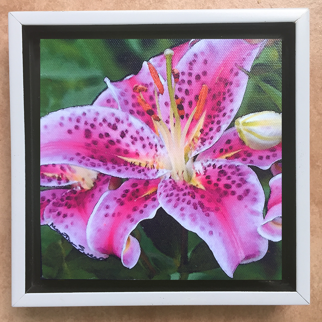 pink tiger lily painting Rubrum Lily – Martha Everson Studio